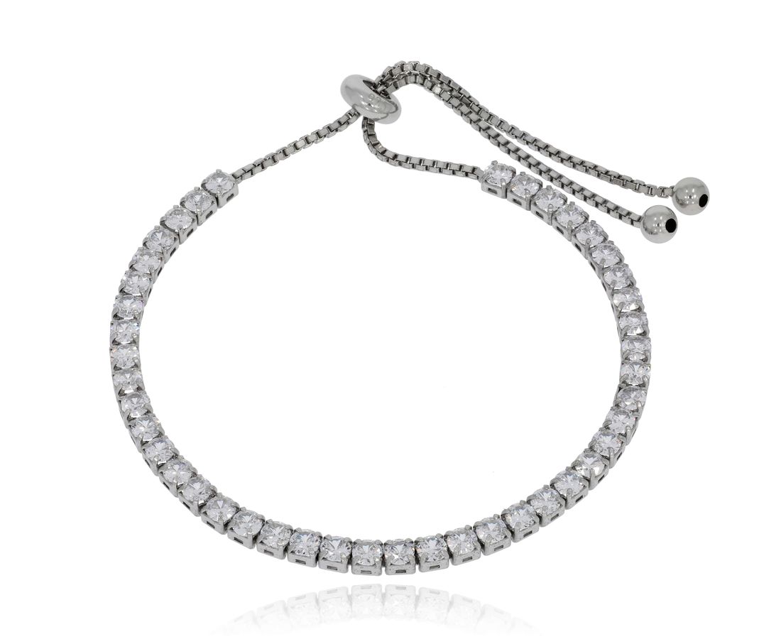 צמיד כסף שטראס סוגר עניבה