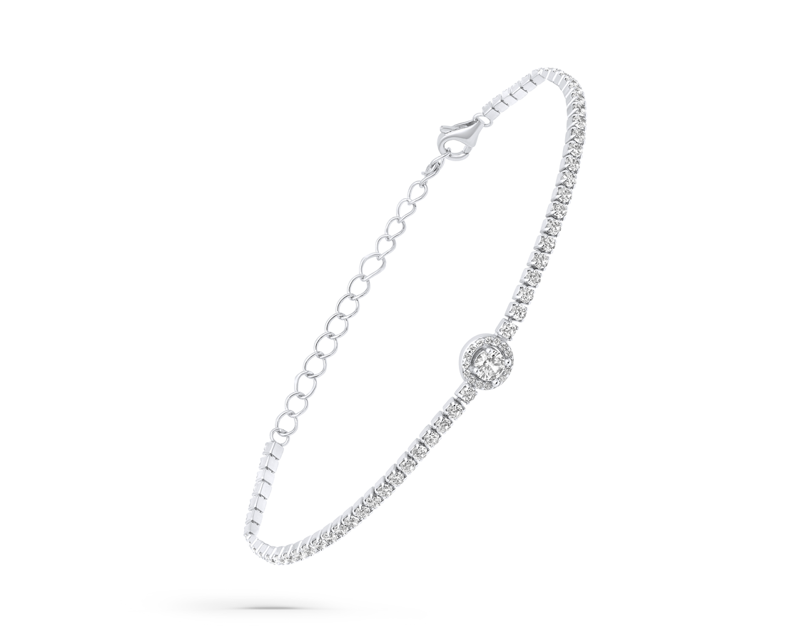 צמיד כסף שטראס עגול 925