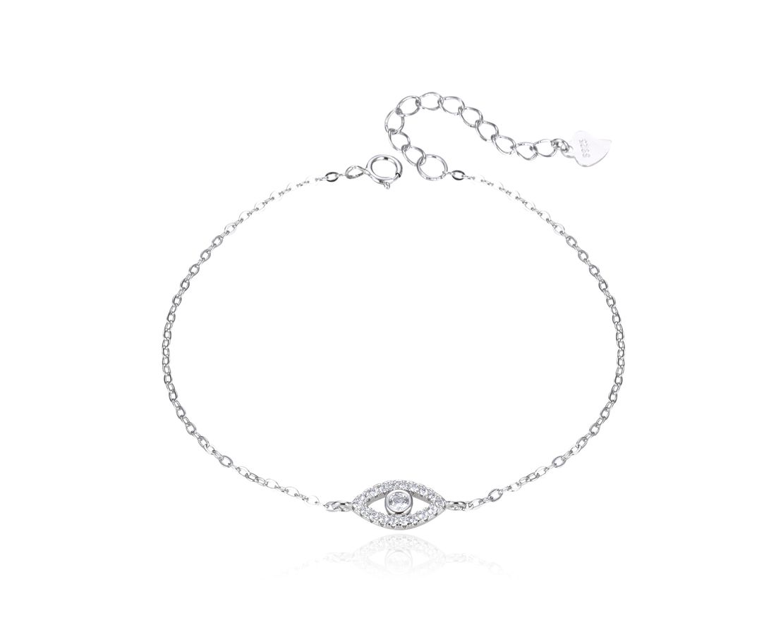 צמיד עין משובץ 925