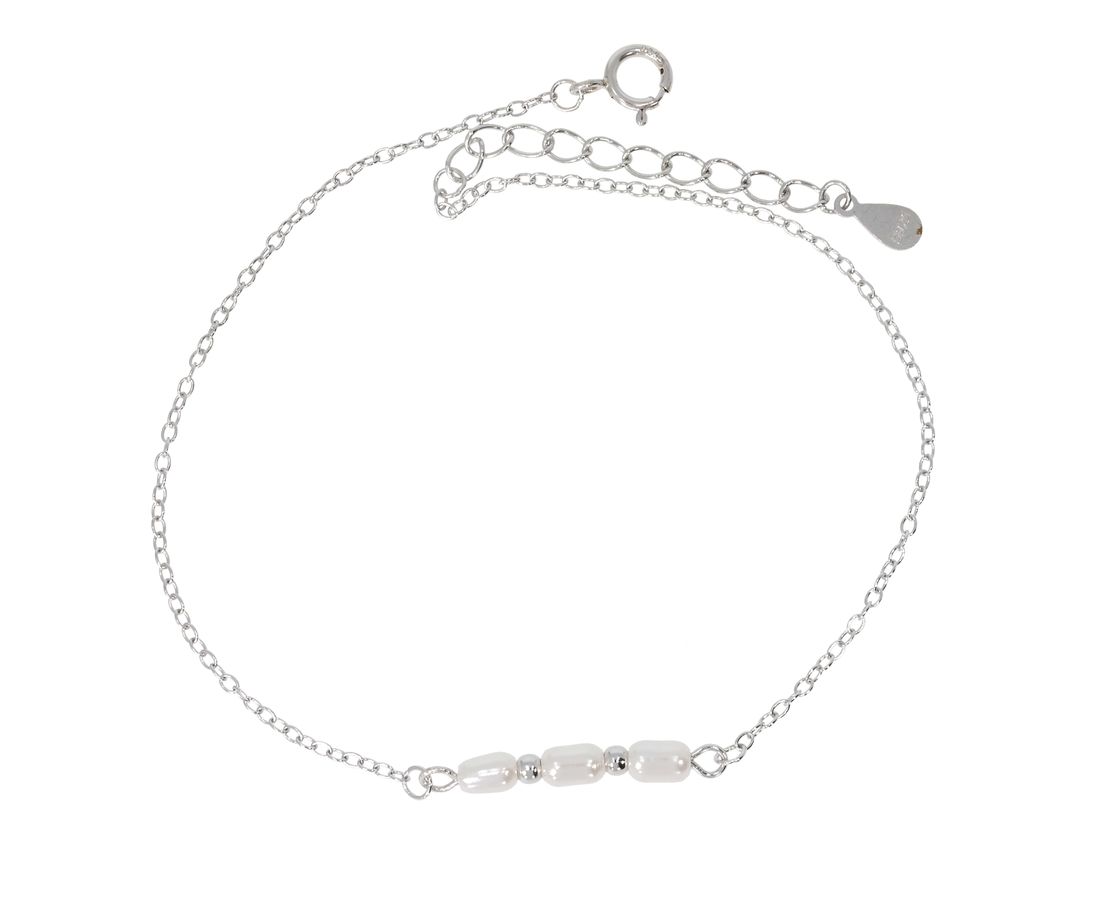 צמיד פנינה כסף 925