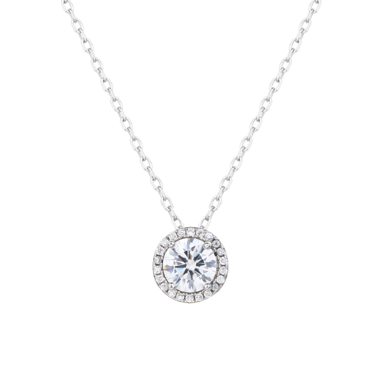 שרשרת מוסונייט סוליטר 1.5 קראט