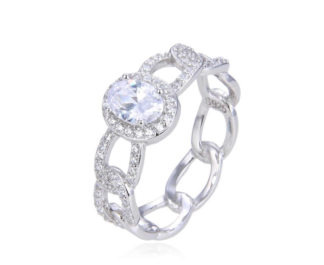 טבעת חוליות עם אבן