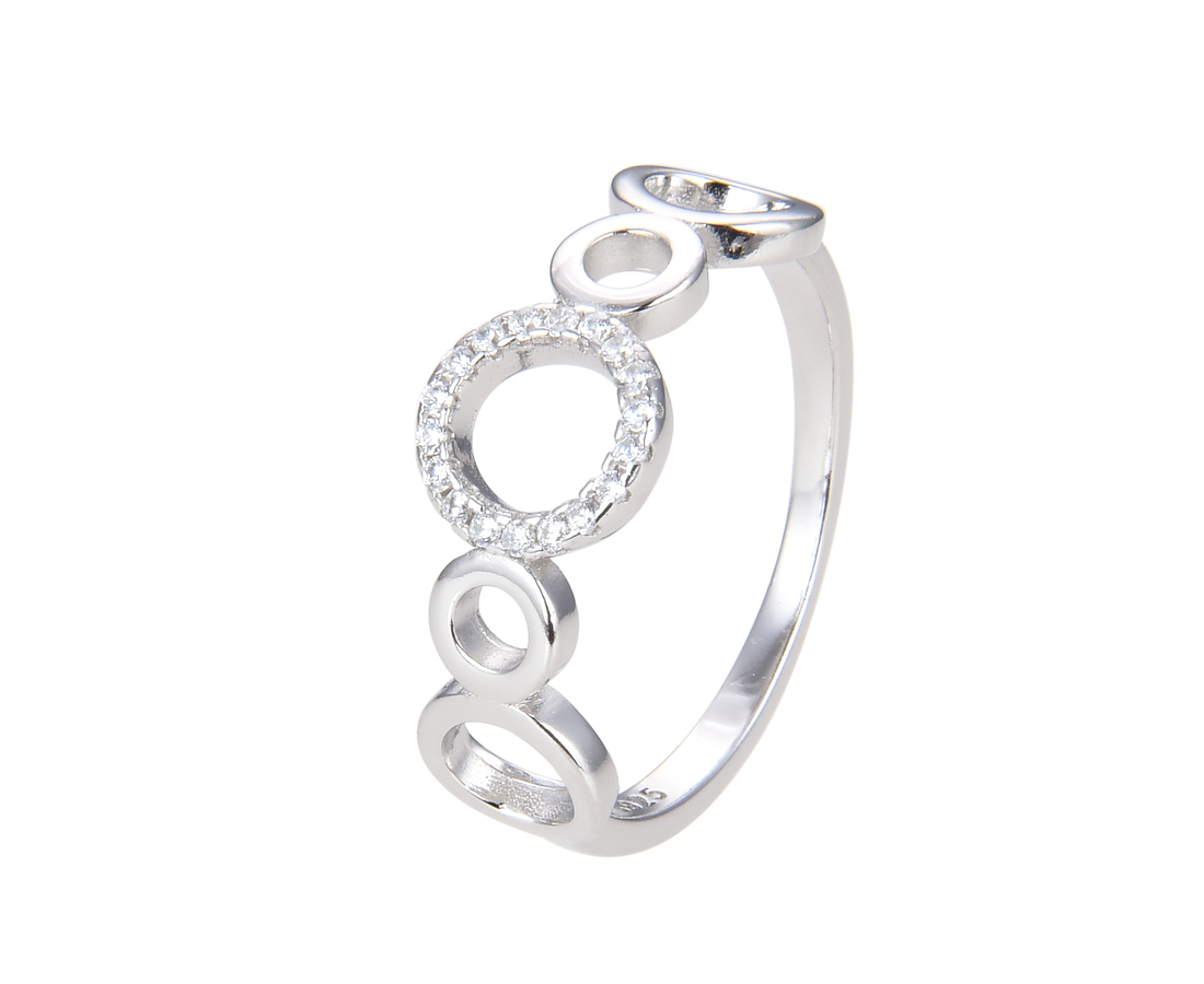 טבעת כסף חוליות מעגל החיים