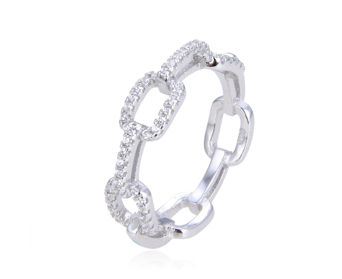 טבעת כסף חוליות