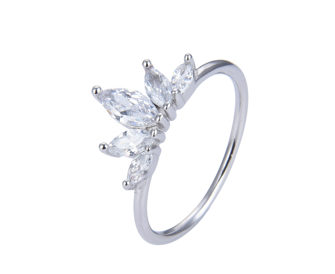 טבעת כסף לוטוס לה בל