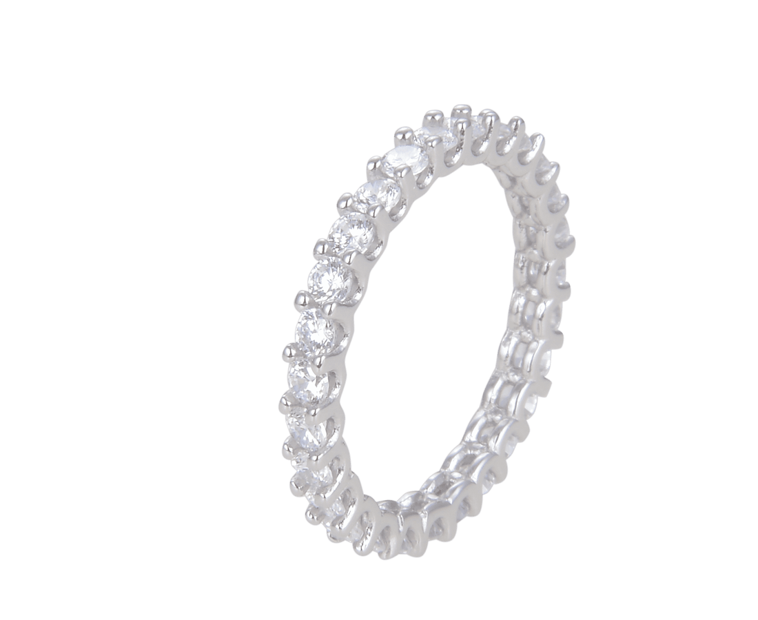 טבעת כסף פס עבה