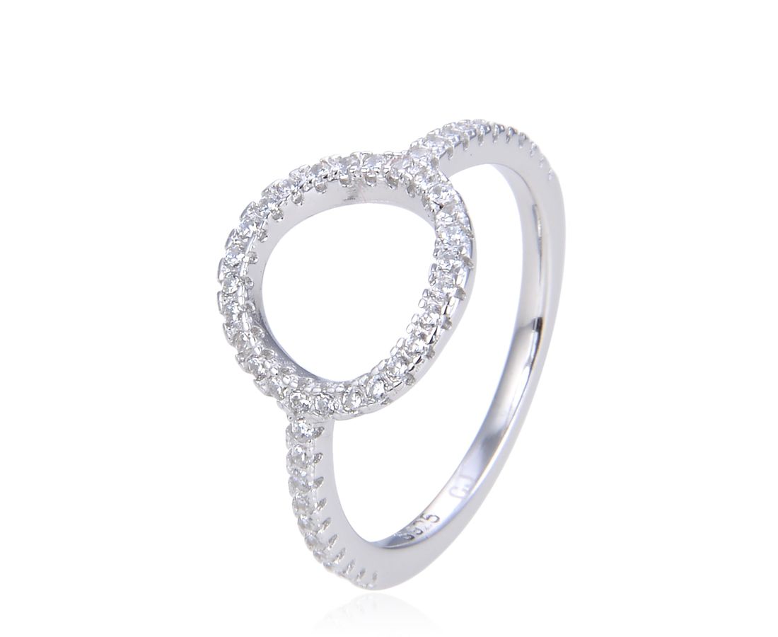 טבעת מעגל החיים משובצת E34