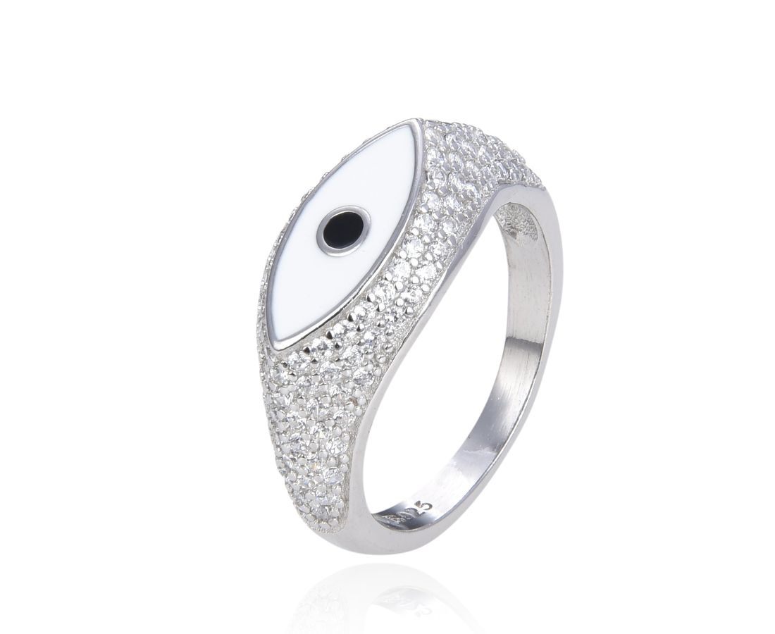 טבעת עין אמייל