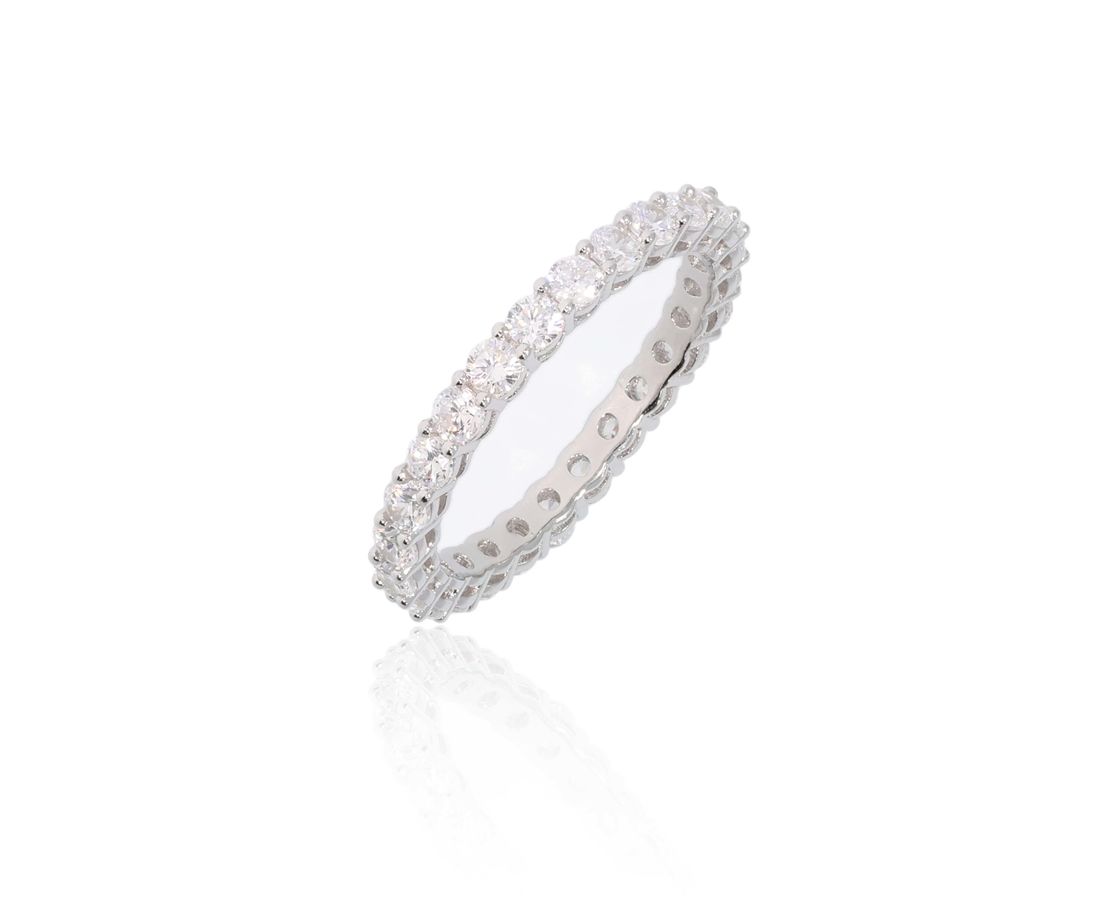 טבעת פס כסף 925 לה בל