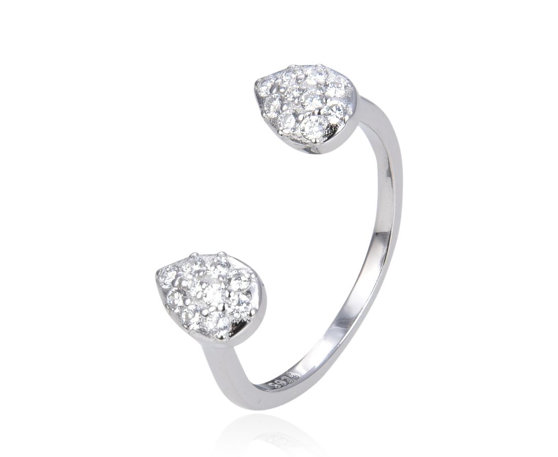 טבעת פתוחה 2 טיפות