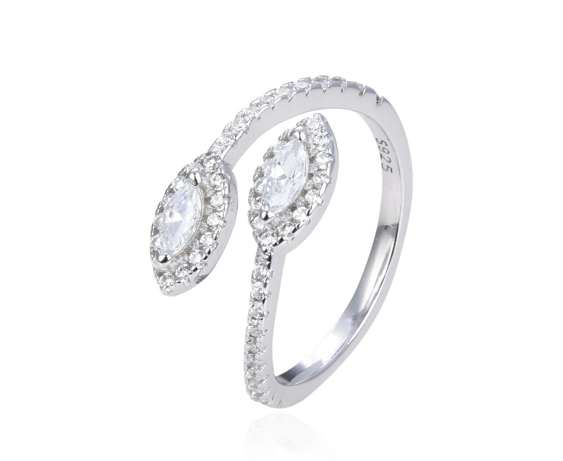 טבעת פתוחה עין 925