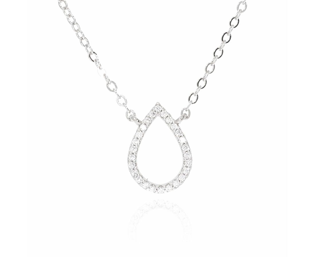 שרשרת טיפה כסף 925 לה בל