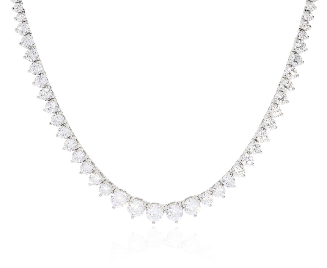 שרשרת טניס כסף 925 (40CM)