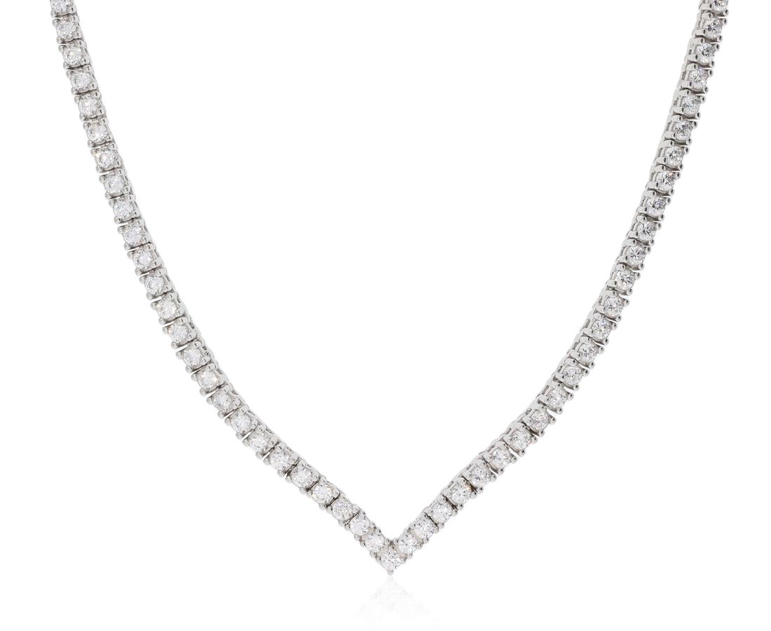 שרשרת טניס כסף 925 2M