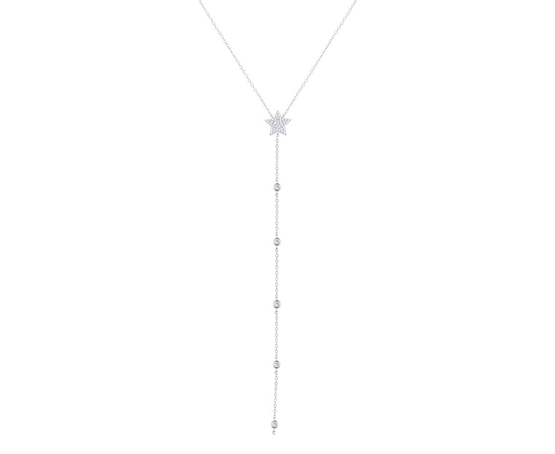 שרשרת כסף עניבה כוכב