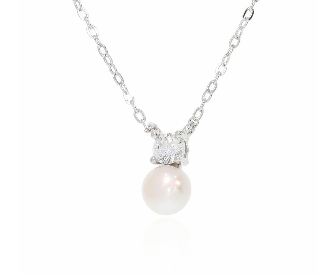 שרשרת פנינה כסף 925