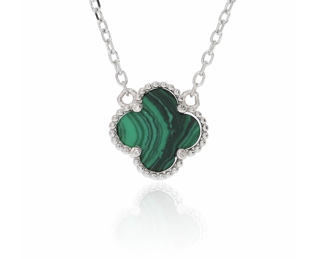 שרשרת פרח כסף 925 12M