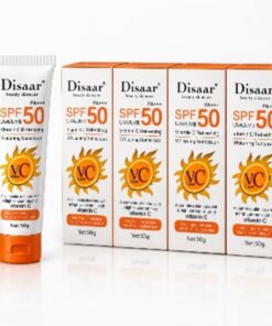 קרם הגנה לפנים ולגוף עם ויטמין C וסינון SPF50 – Disaar